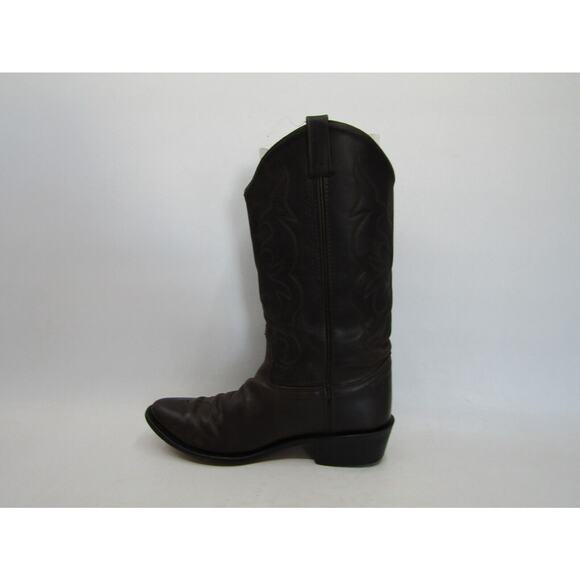 Mens Size 10 D Brown Leather Cowboy Western Boots main image 10